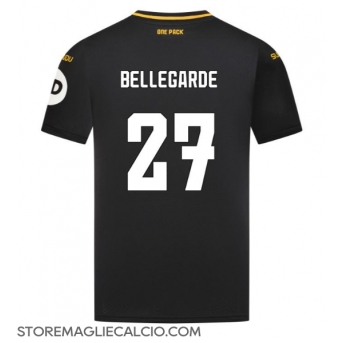 Wolves Jean-Ricner Bellegarde #27 Maglia Gara Trasferta Repliche 2024-25 Maniche Corte